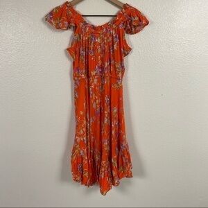 Skylar+Madison red floral dress